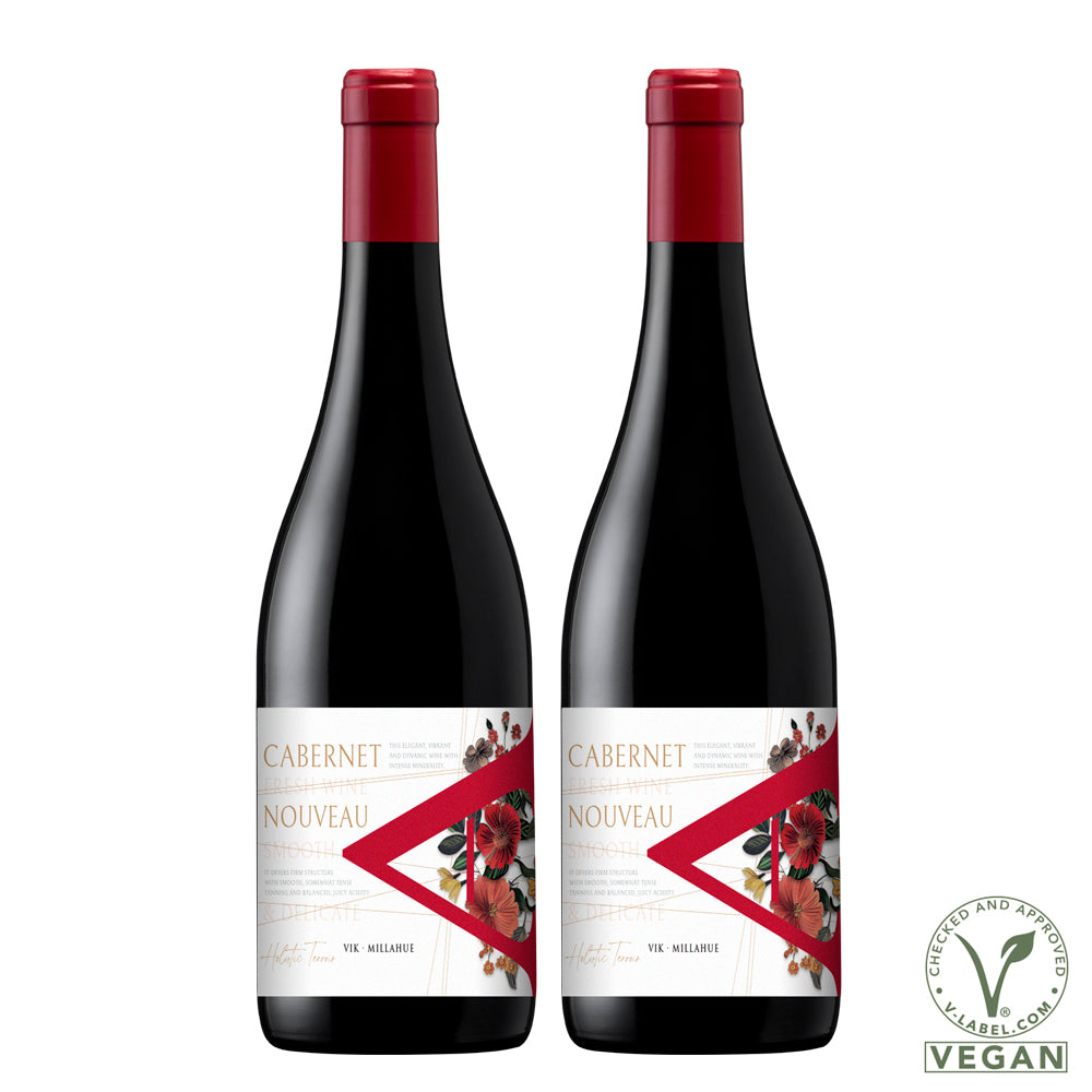 Pack: 2 Vinos VIK "A" Cabernet Nouveau 2024 - 750 ml