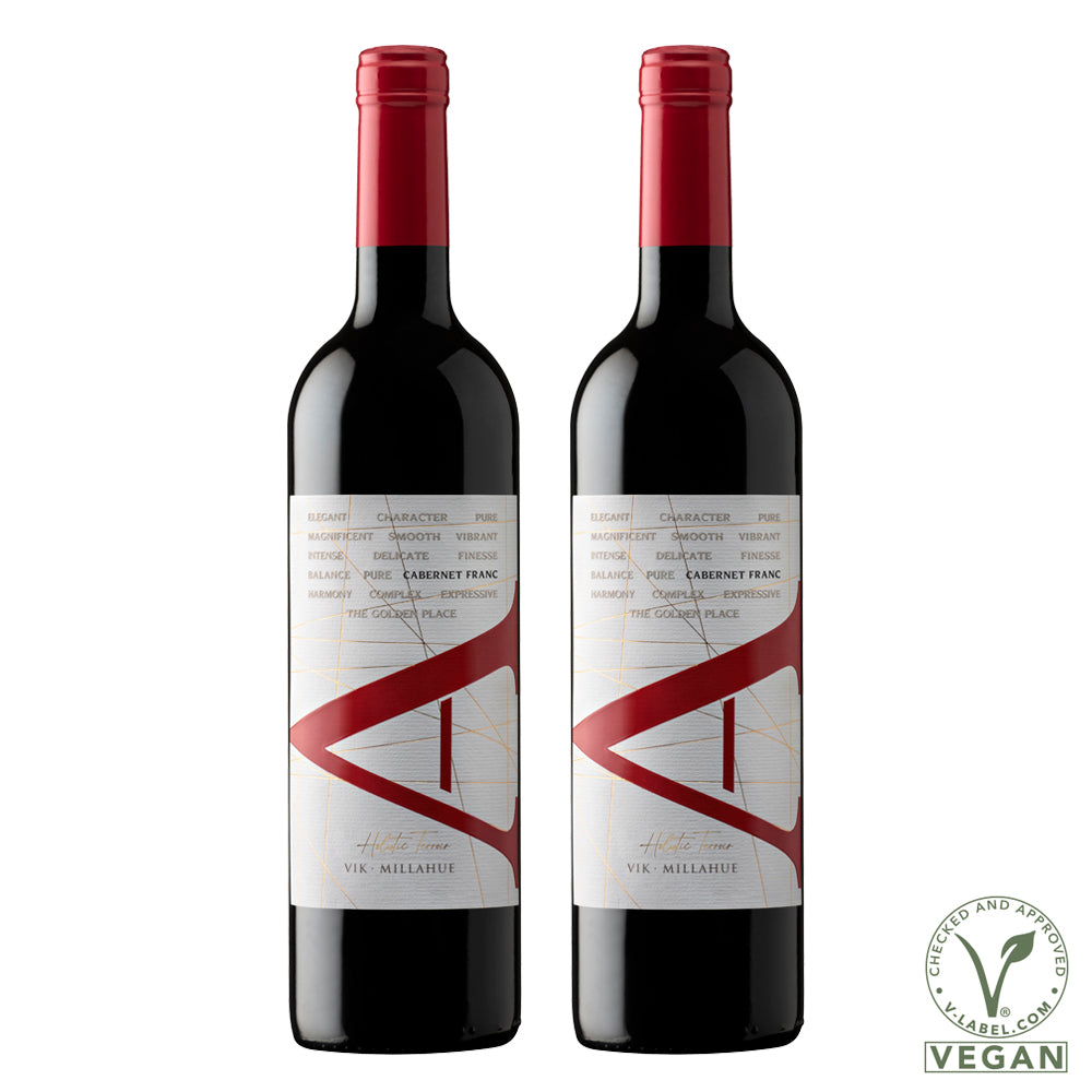 Pack: 2 Vinos VIK "A" Cabernet Franc 2023 - 750 ml