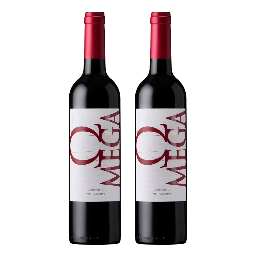 Pack: 2 Vinos Omega 2022 - Carmenere - 750 ml