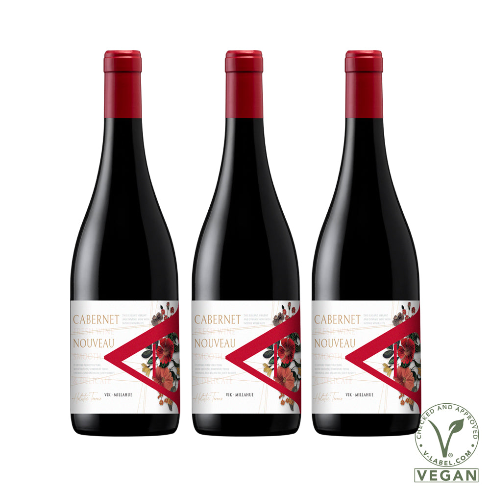 Pack: 3 Vinos VIK "A" Cabernet Nouveau 2024  - 750 ml