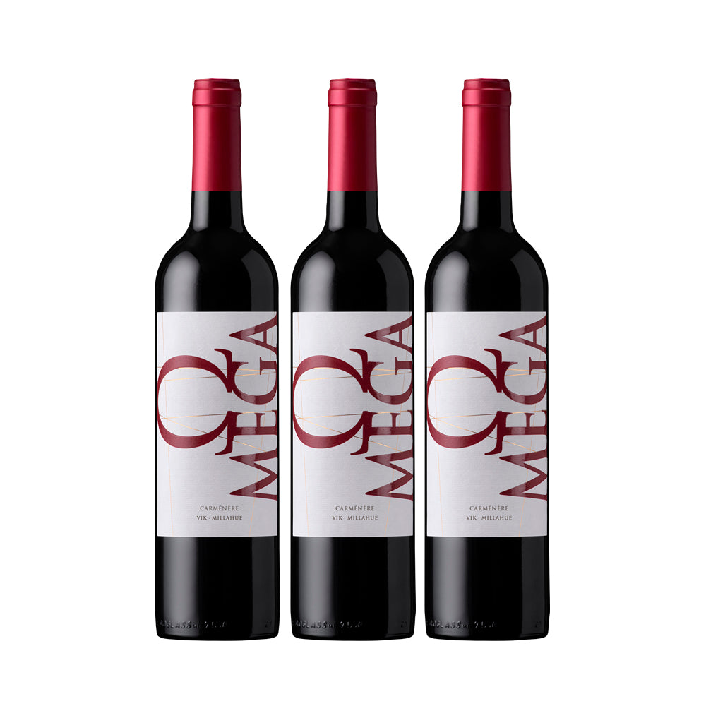 Pack: 3 Vinos Omega 2022 - Carmenere - 750 ml