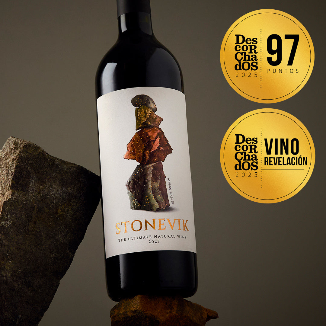 Pack: Vino STONEVIK 2023 (EDICIÓN LIMITADA) + Descorchador + GIFT BOX STONE + Brochure STONEVIK de REGALO