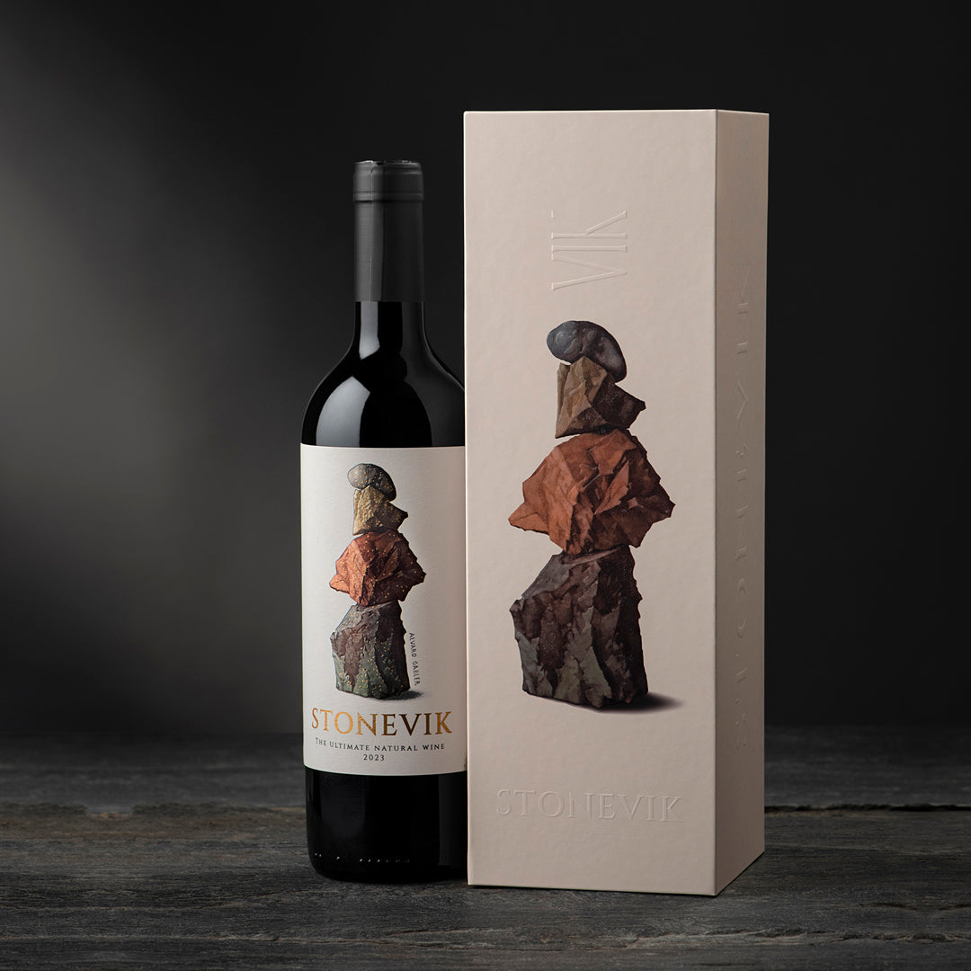 Pack: Vino STONEVIK 2023 (EDICIÓN LIMITADA) + Descorchador + GIFT BOX STONE + Brochure STONEVIK de REGALO