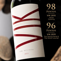 Pack: 6 Vinos VIK Vertical (Año 2014 + 2015 + 2017 + 2018 + 2019 + 2022) - 750 ml + Aireador y Decantador + 2 Wood Box de REGALO