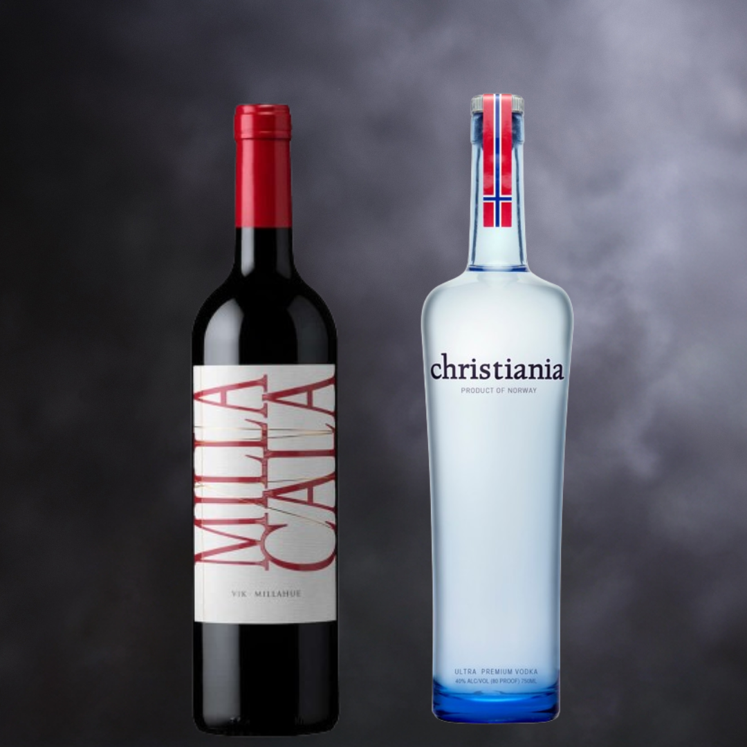 Pack: Vino Milla Cala 2021 + Vodka Christiania - 750 ml