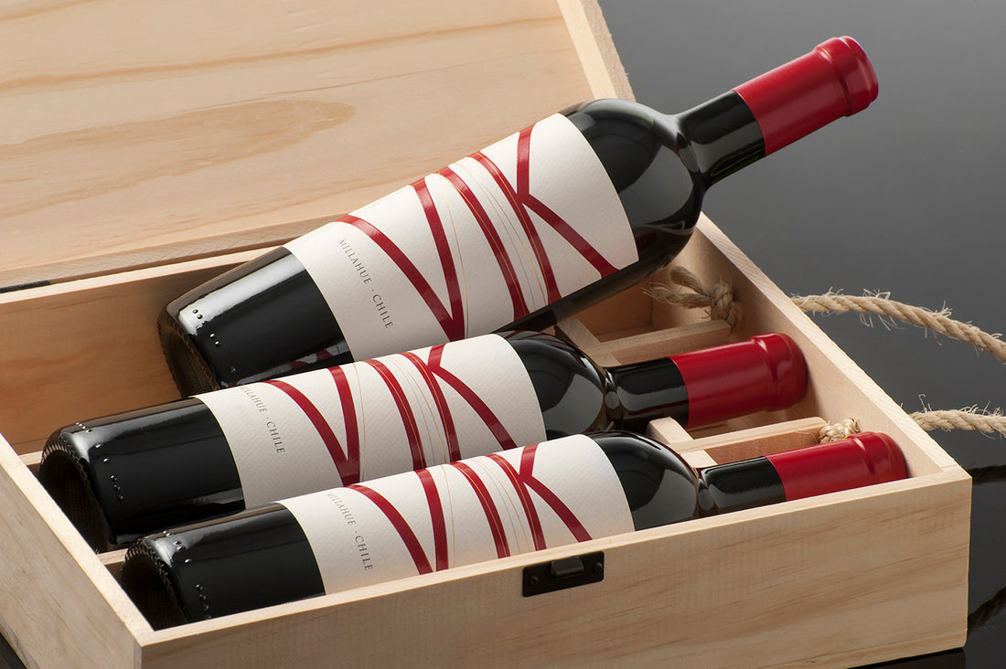 Pack: 6 Vinos VIK Vertical (Año 2014 + 2015 + 2016 + 2017 + 2019 + 2020) - 750 ml + Aireador y Decantador + Descorchador Eléctrico + 2 Wood Box de REGALO