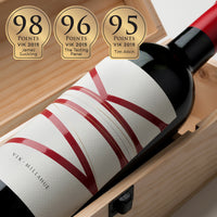 Pack: 6 Vinos VIK Vertical (Año 2014 + 2015 + 2017 + 2018 + 2019 + 2022) - 750 ml + Aireador y Decantador + 2 Wood Box de REGALO