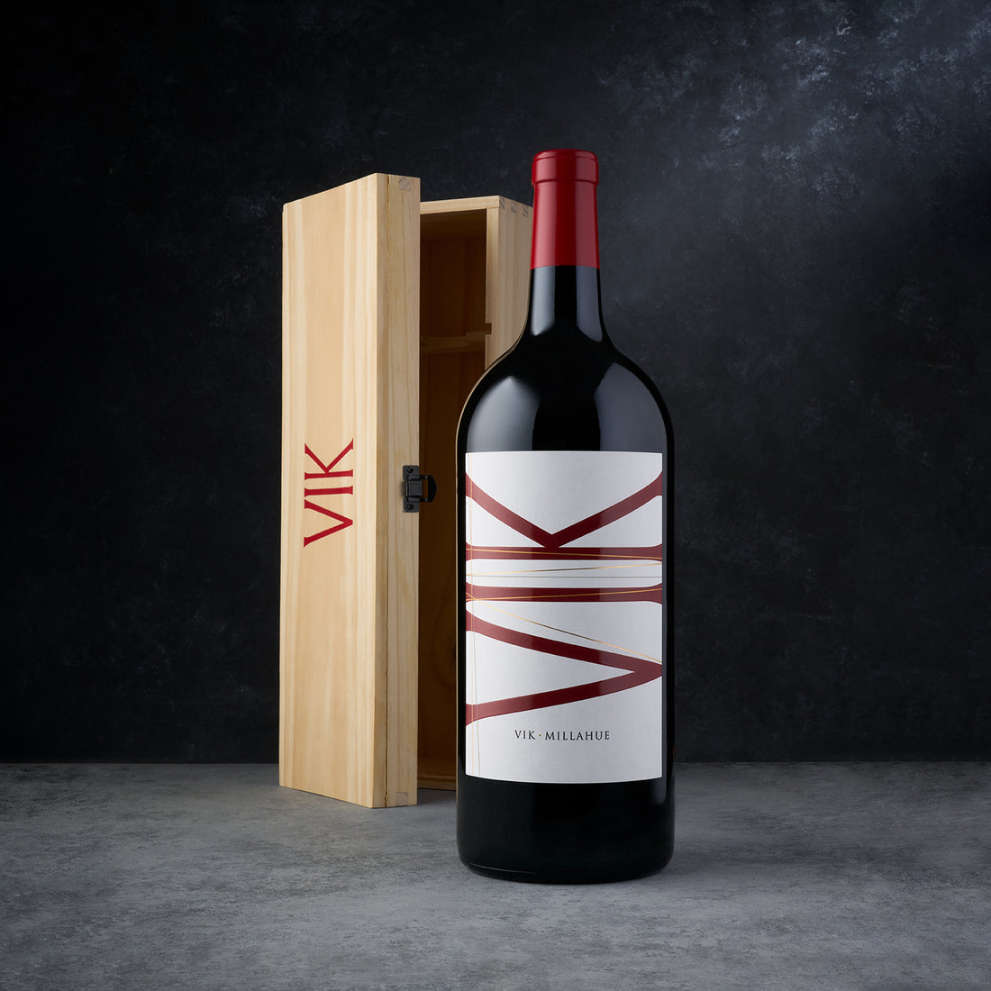 Vino VIK MAGNUM 2018 - 1500 ml: Cosecha Inédita + Caja Madera REGALO