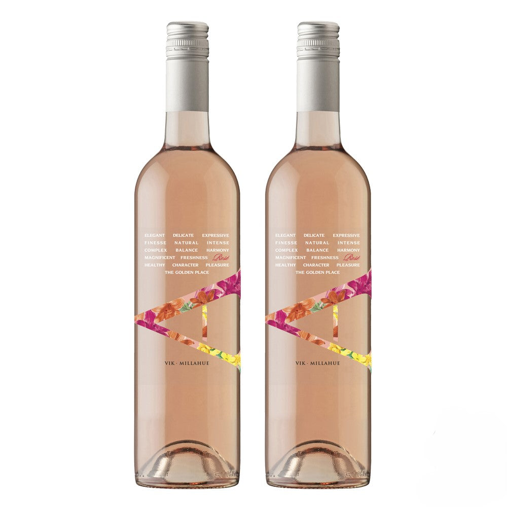 Pack: 2 Vinos VIK "A" Rosé 2023 - 750 ml