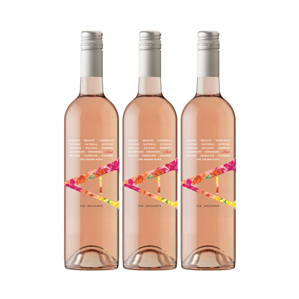 Pack: 3 Vinos VIK "A" Rosé 2023 - 750 ml