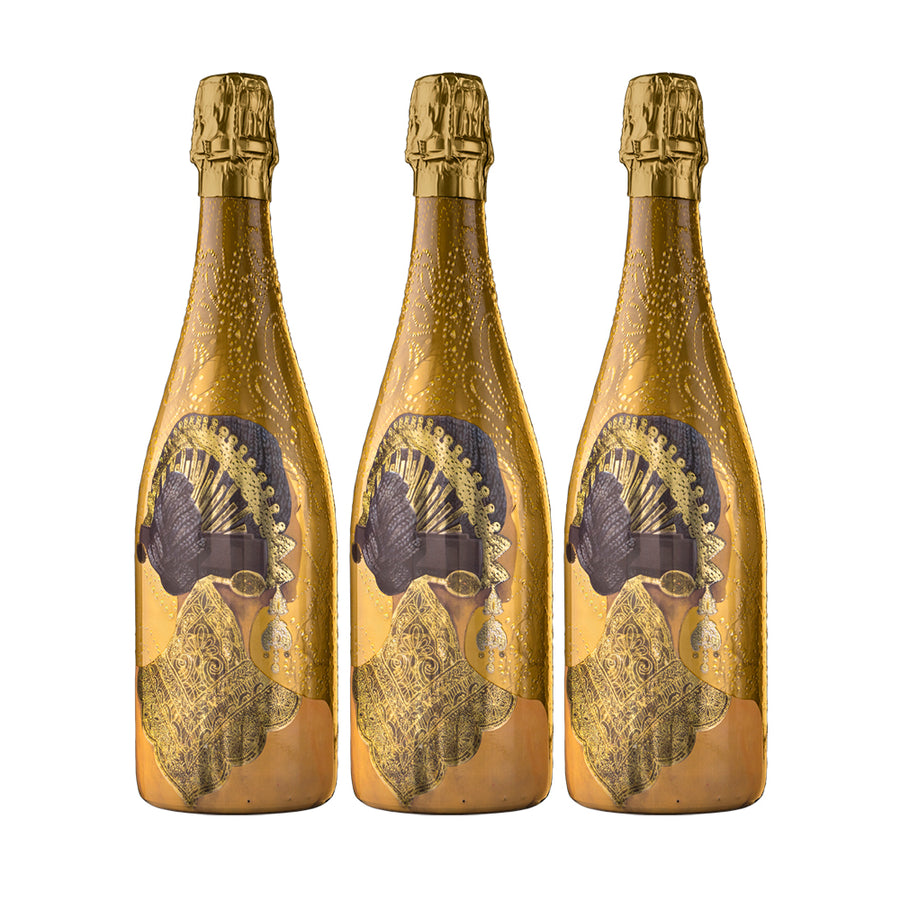 Pack: 3 Vinos La Piu Belle Champagne Millésime 2009 - 750 ml