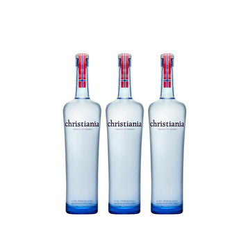 Pack: 3 Botellas Vodka Christiania - 100 ml
