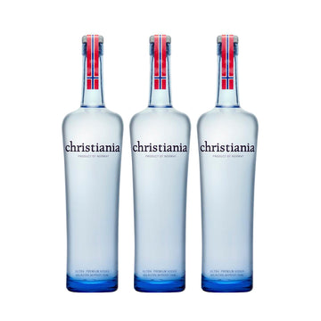Pack: 3 Botellas Vodka Christiania - 750 ml