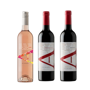 Pack Trio: VIK "A" Cabernet Sauvignon + VIK "A" Carmenere + VIK "A" Rose