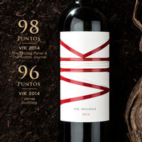 Pack: 6 Vinos VIK Vertical (Año 2014 + 2015 + 2017 + 2018 + 2019 + 2022) - 750 ml + Aireador y Decantador + 2 Wood Box de REGALO