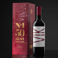 Pack: Vino VIK 2021 + SET TUBES VIK 2021 + Brochure VIK de REGALO + Giftbox 50 Best de REGALO