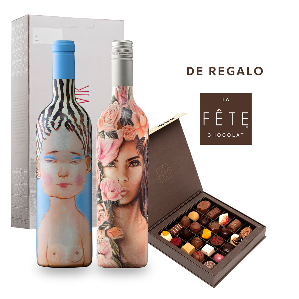 Pack Maridaje: La Piu Belle 2022 + La Piu Belle Rosé 2025 + Bombones La Fete 270 g de REGALO