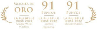 Premium Rosé Water Gift - La Piu Belle Rosé 2022 - 6 x 750 ml