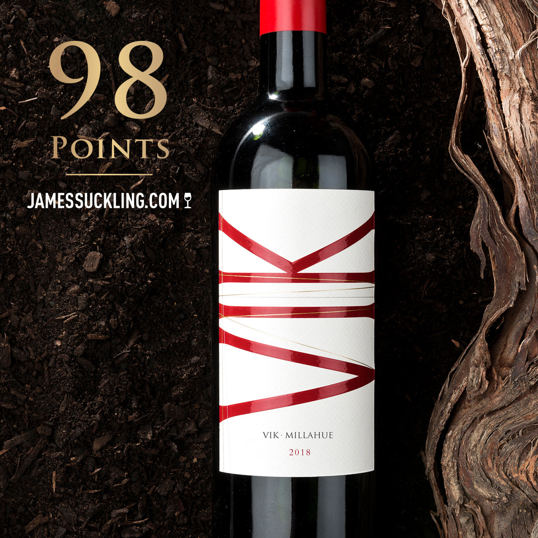Pack: 6 Vinos VIK Vertical (Año 2014 + 2015 + 2017 + 2018 + 2019 + 2022) - 750 ml + Aireador y Decantador + 2 Wood Box de REGALO